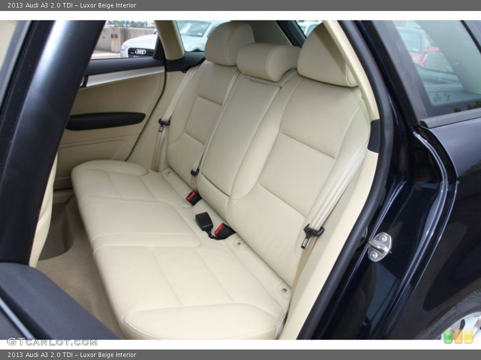 Luxor Beige Interior Rear Seat for the 2013 Audi A3 2.0 TDI #70762796