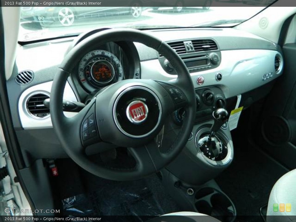 Grigio/Nero (Gray/Black) Interior Dashboard for the 2013 Fiat 500 Pop #70766030