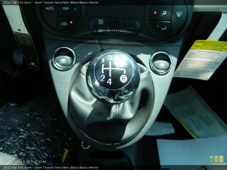 Sport Tessuto Nero/Nero (Black/Black) Interior Transmission for the 2012 Fiat 500 Sport #70766591