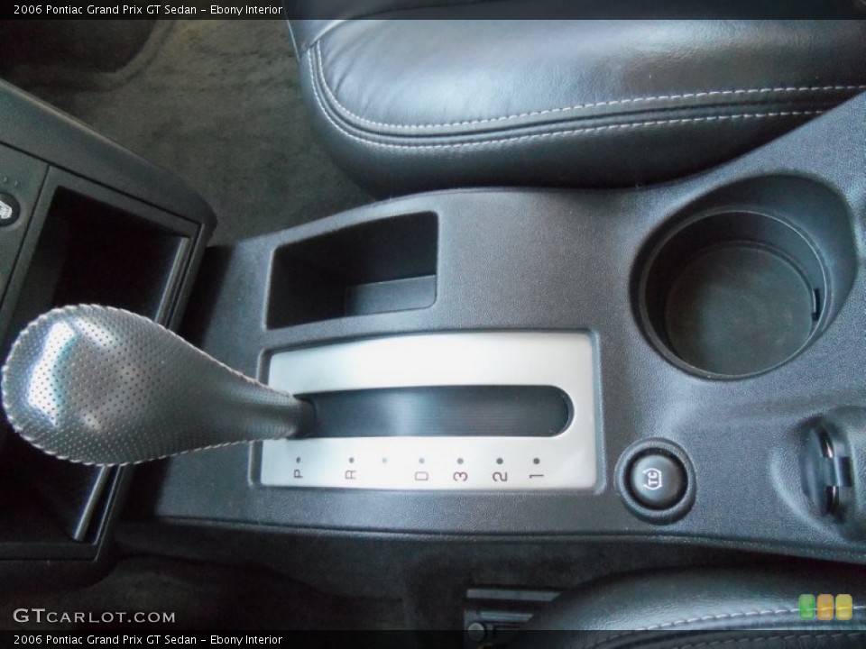 Ebony Interior Transmission for the 2006 Pontiac Grand Prix GT Sedan #70767311