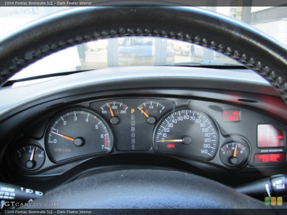 Dark Pewter Interior Gauges for the 2004 Pontiac Bonneville SLE #70768277