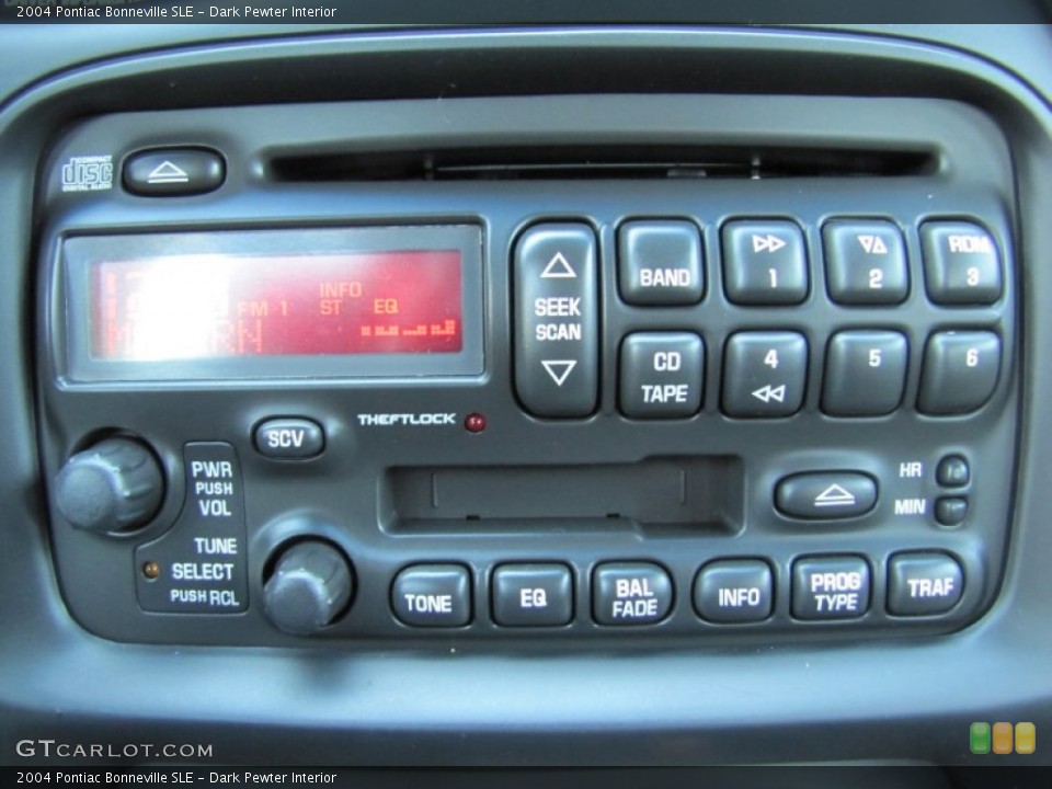 Dark Pewter Interior Audio System for the 2004 Pontiac Bonneville SLE #70768286