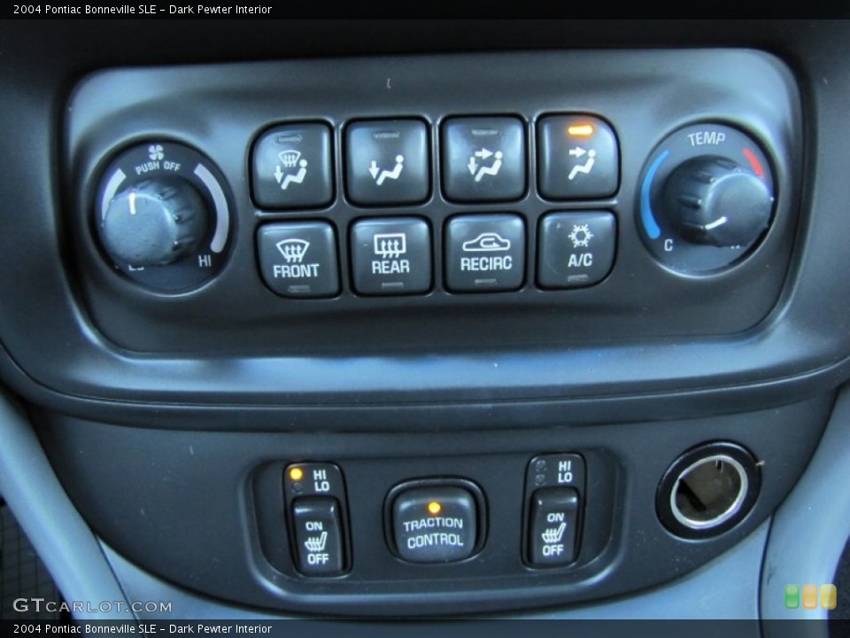 Dark Pewter Interior Controls for the 2004 Pontiac Bonneville SLE #70768295