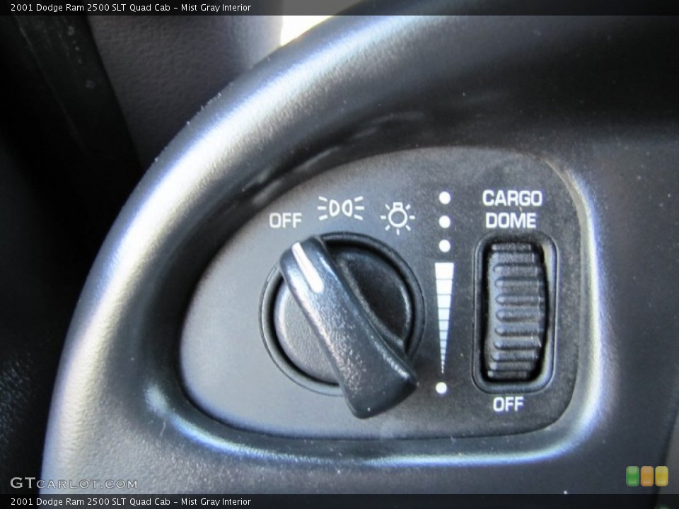 Mist Gray Interior Controls for the 2001 Dodge Ram 2500 SLT Quad Cab #70769364