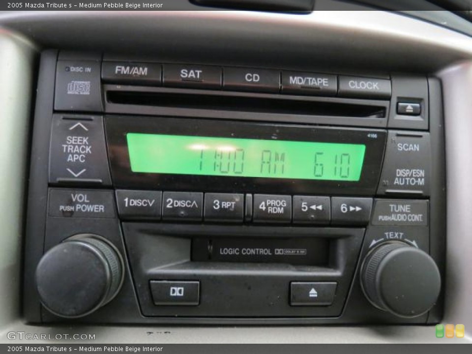 Medium Pebble Beige Interior Audio System for the 2005 Mazda Tribute s #70771967