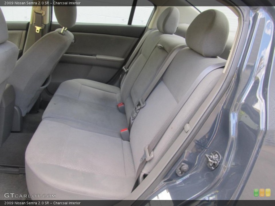 Charcoal Interior Rear Seat for the 2009 Nissan Sentra 2.0 SR #70775237