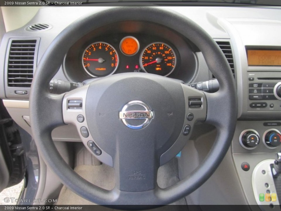Charcoal Interior Steering Wheel for the 2009 Nissan Sentra 2.0 SR #70775246