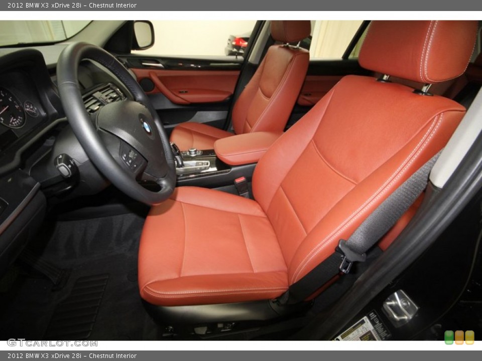 Chestnut 2012 BMW X3 Interiors
