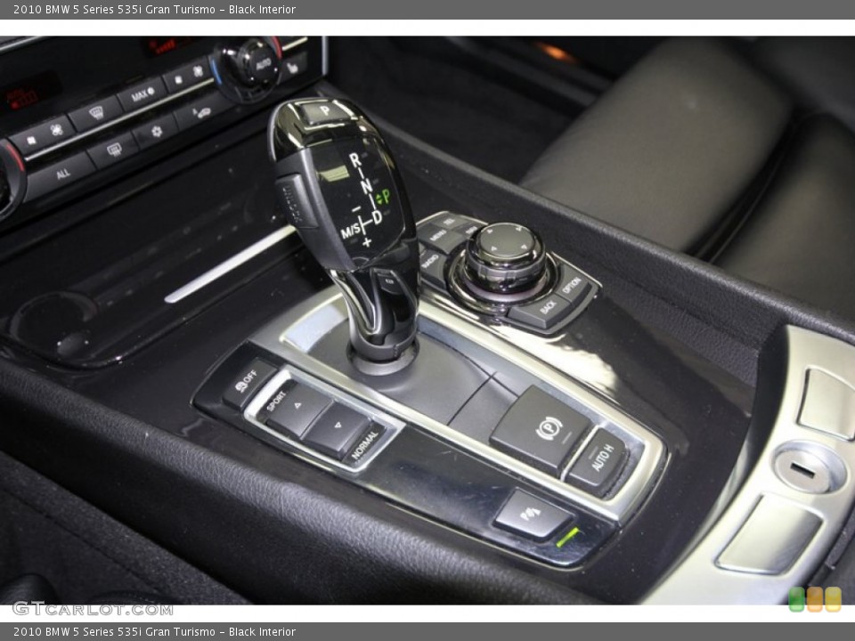 Black Interior Transmission for the 2010 BMW 5 Series 535i Gran Turismo #70779029