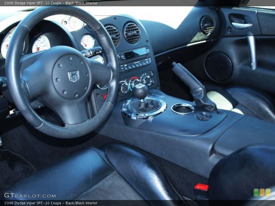 Black/Black Interior Prime Interior for the 2006 Dodge Viper SRT-10 Coupe #70779053