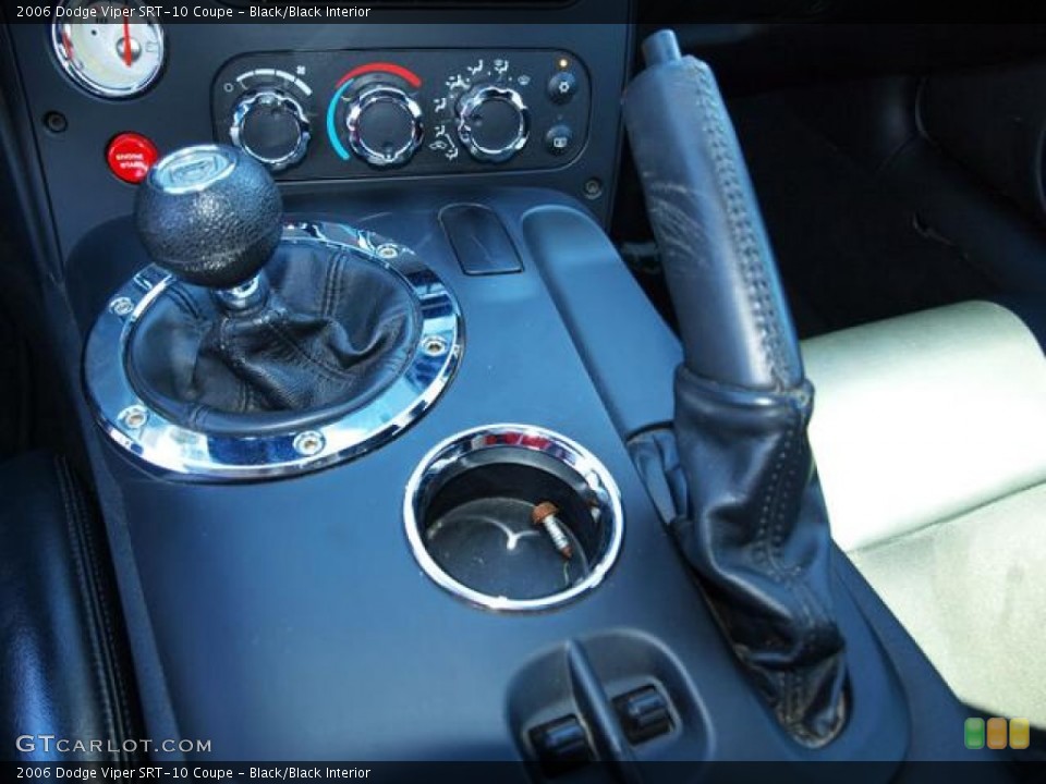 Black/Black Interior Transmission for the 2006 Dodge Viper SRT-10 Coupe #70779071