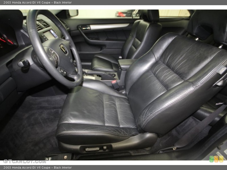 Black Interior Photo for the 2003 Honda Accord EX V6 Coupe #70779269