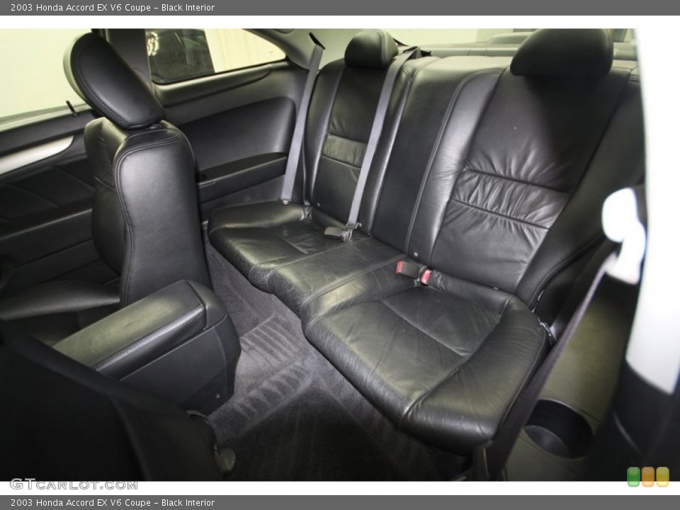 Black Interior Rear Seat for the 2003 Honda Accord EX V6 Coupe #70779359