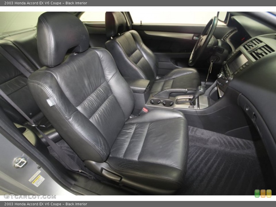 Black Interior Front Seat for the 2003 Honda Accord EX V6 Coupe #70779515