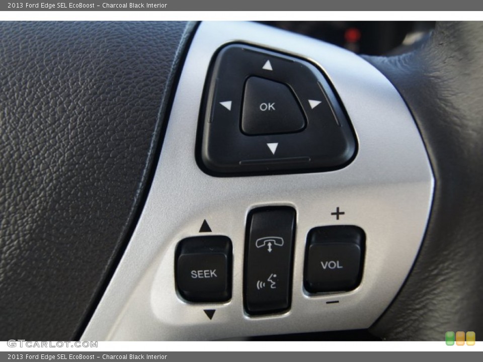 Charcoal Black Interior Controls for the 2013 Ford Edge SEL EcoBoost #70780824