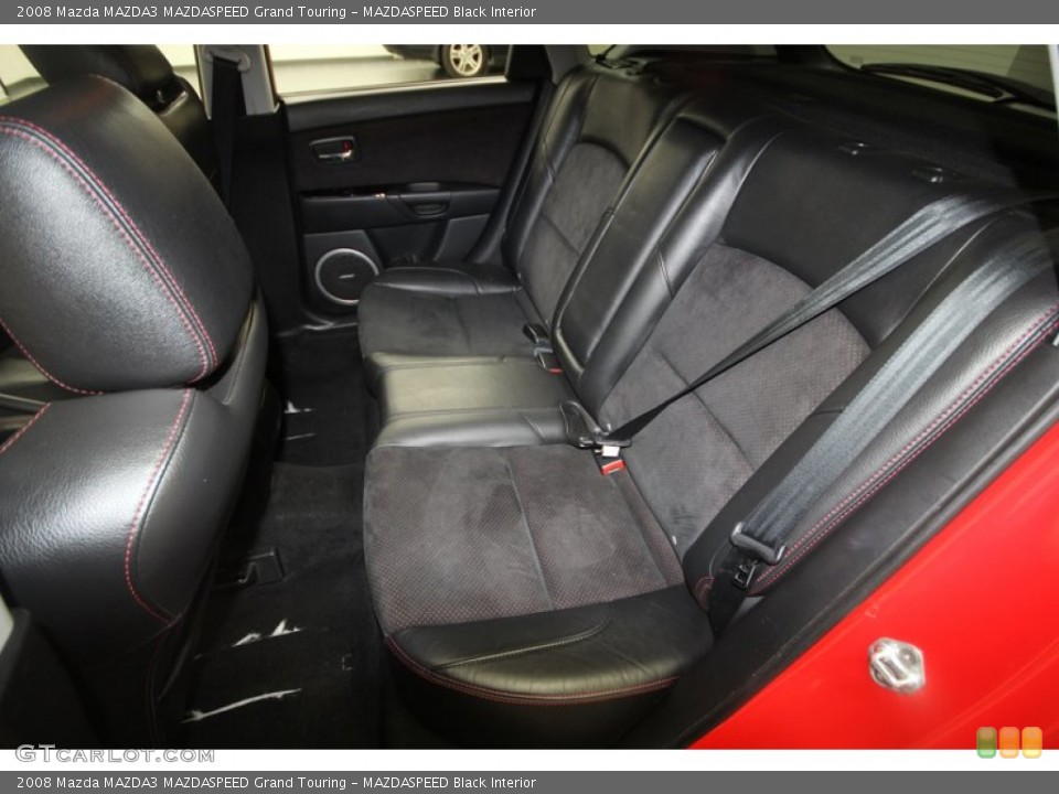 MAZDASPEED Black Interior Rear Seat for the 2008 Mazda MAZDA3 MAZDASPEED Grand Touring #70781659