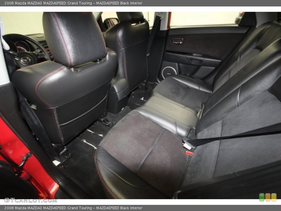 MAZDASPEED Black Interior Rear Seat for the 2008 Mazda MAZDA3 MAZDASPEED Grand Touring #70781783