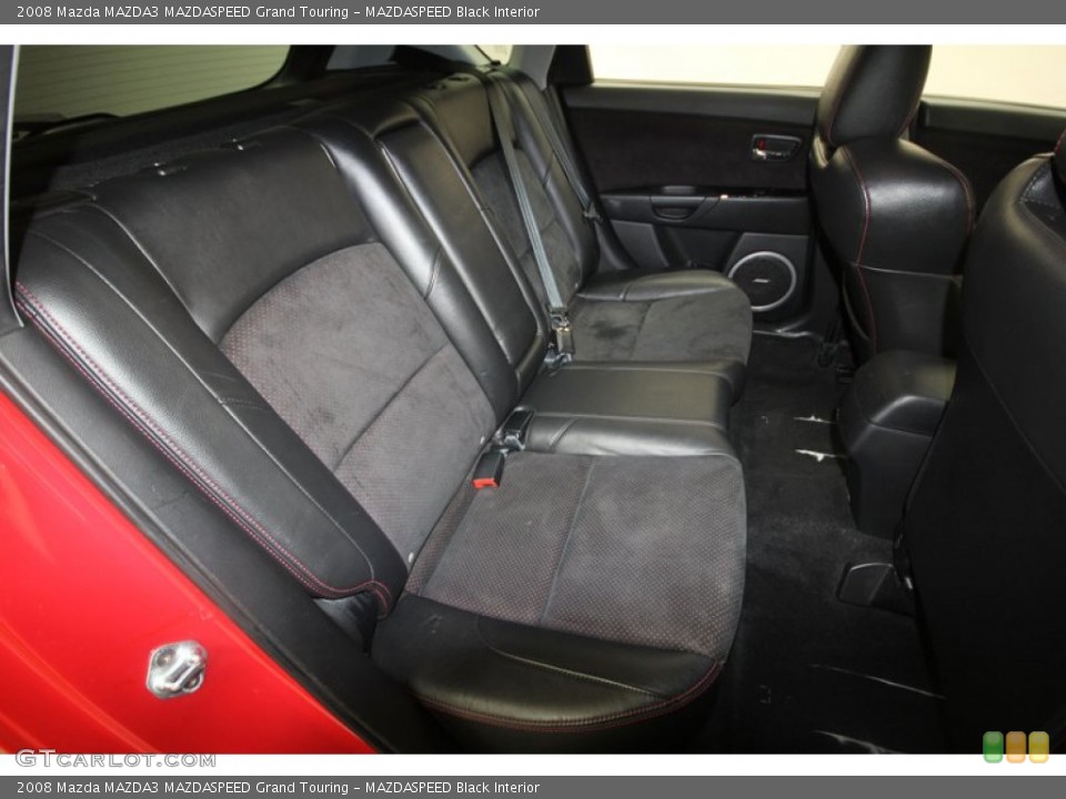MAZDASPEED Black Interior Rear Seat for the 2008 Mazda MAZDA3 MAZDASPEED Grand Touring #70781831