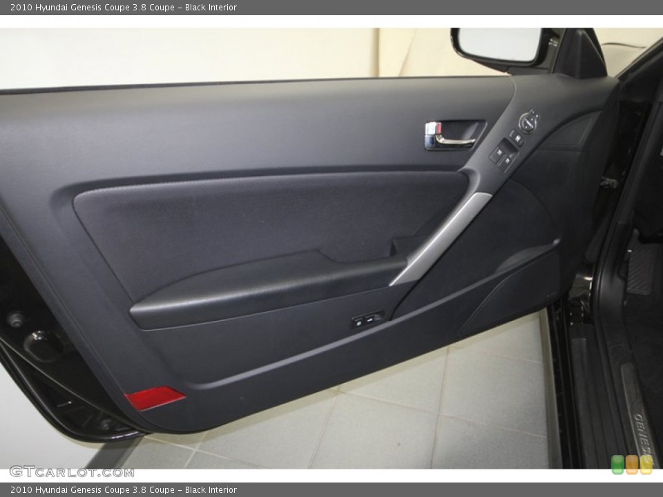 Black Interior Door Panel for the 2010 Hyundai Genesis Coupe 3.8 Coupe #70782023