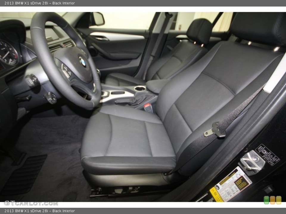 Black Interior Front Seat for the 2013 BMW X1 sDrive 28i #70782474