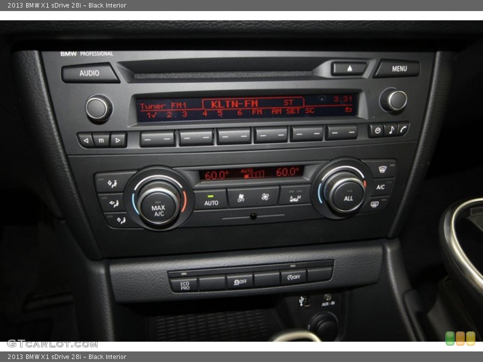 Black Interior Controls for the 2013 BMW X1 sDrive 28i #70782584