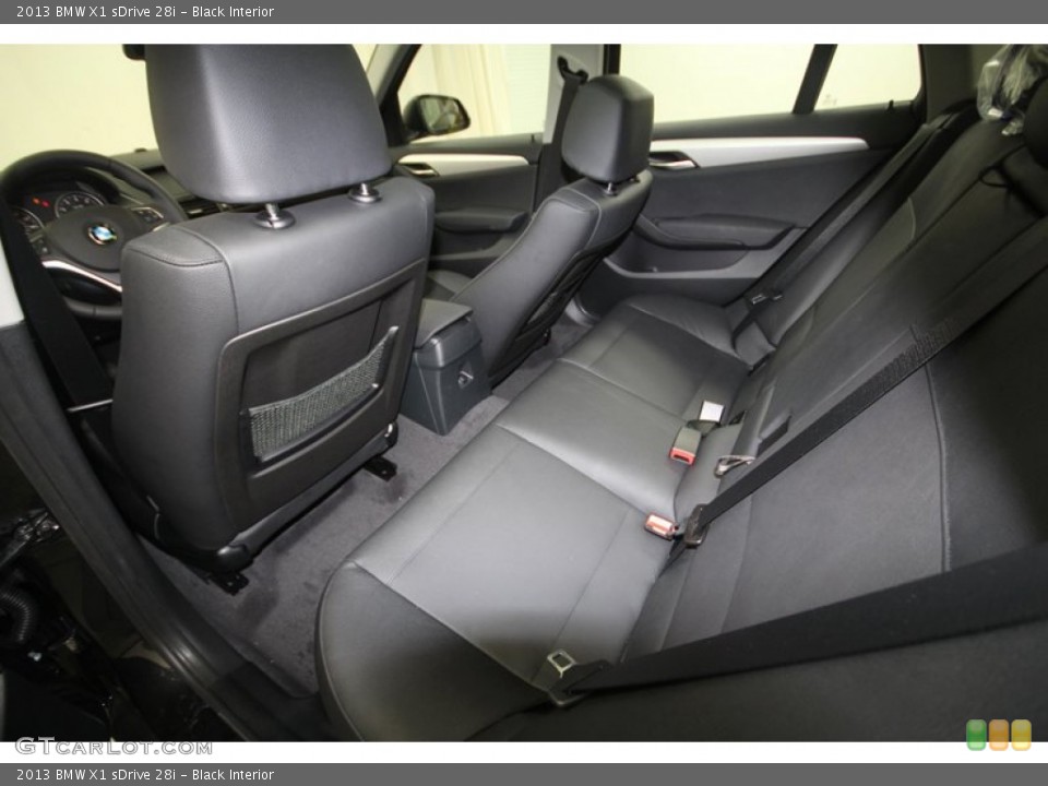 Black Interior Rear Seat for the 2013 BMW X1 sDrive 28i #70782644