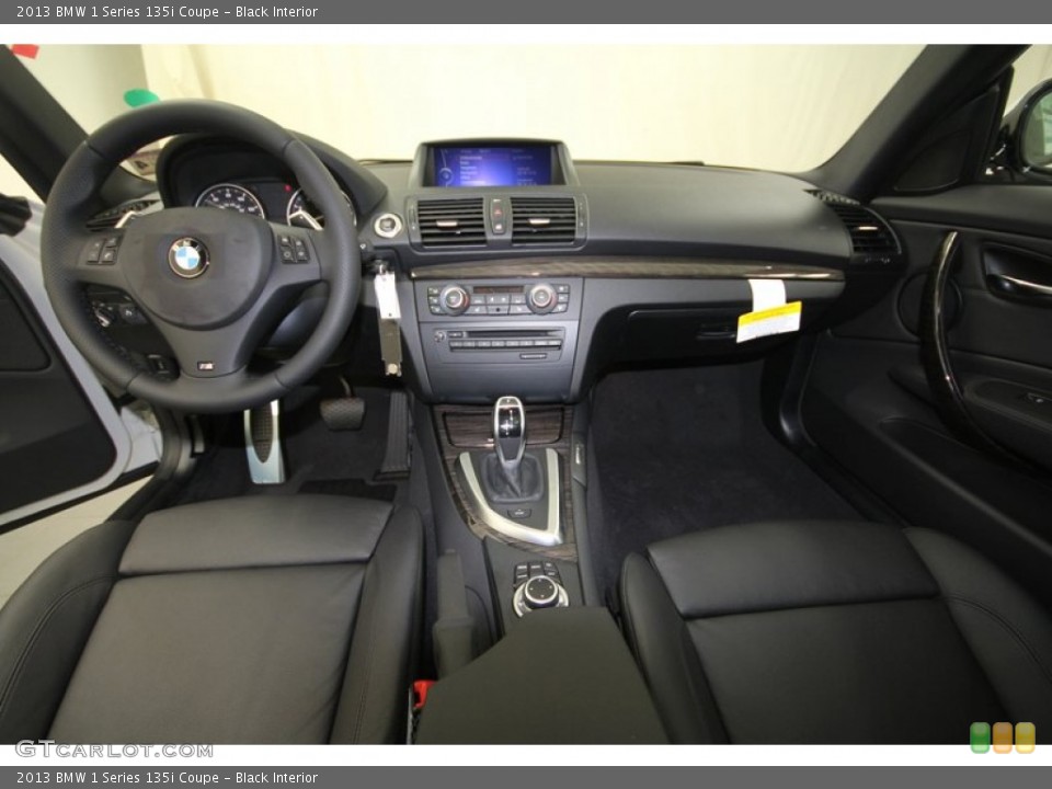 Black Interior Dashboard for the 2013 BMW 1 Series 135i Coupe #70782704