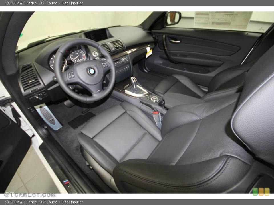 Black Interior Prime Interior for the 2013 BMW 1 Series 135i Coupe #70782761