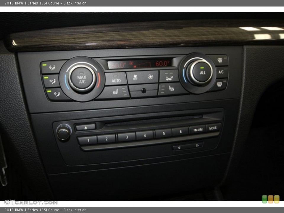 Black Interior Controls for the 2013 BMW 1 Series 135i Coupe #70782812