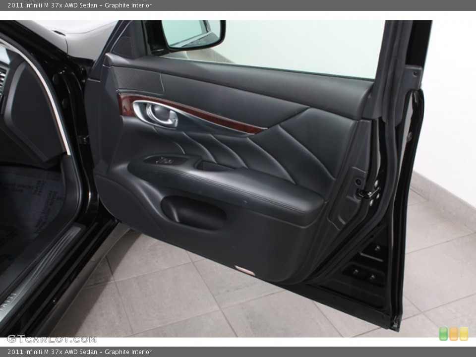 Graphite Interior Door Panel for the 2011 Infiniti M 37x AWD Sedan #70783730