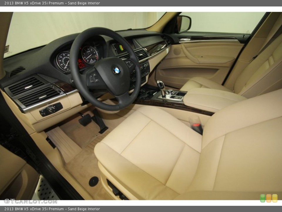 Sand Beige Interior Photo for the 2013 BMW X5 xDrive 35i Premium #70784132
