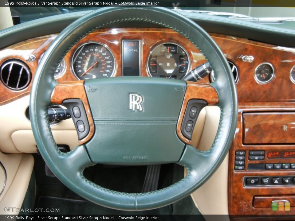 Cotswold Beige Interior Steering Wheel for the 1999 Rolls-Royce Silver Seraph  #70784768