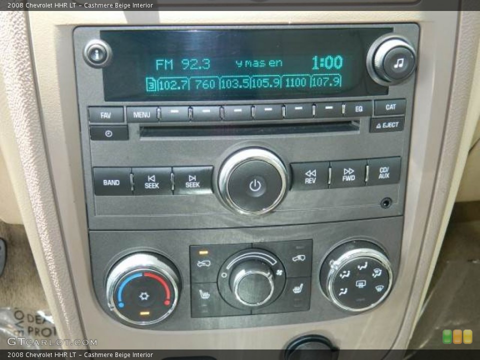 Cashmere Beige Interior Controls for the 2008 Chevrolet HHR LT #70787384