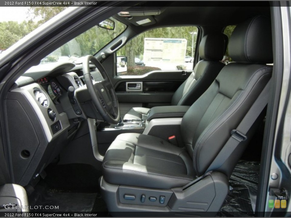 Black Interior Photo for the 2012 Ford F150 FX4 SuperCrew 4x4 #70787855