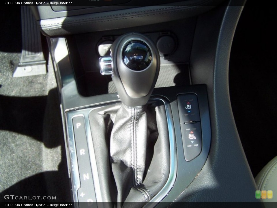 Beige Interior Transmission for the 2012 Kia Optima Hybrid #70787912