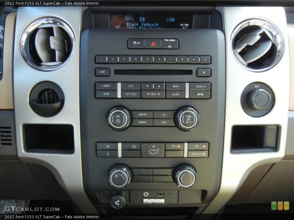 Pale Adobe Interior Controls for the 2012 Ford F150 XLT SuperCab #70788565