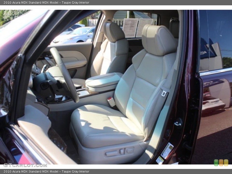 Taupe Gray Interior Front Seat for the 2010 Acura MDX  #70791212