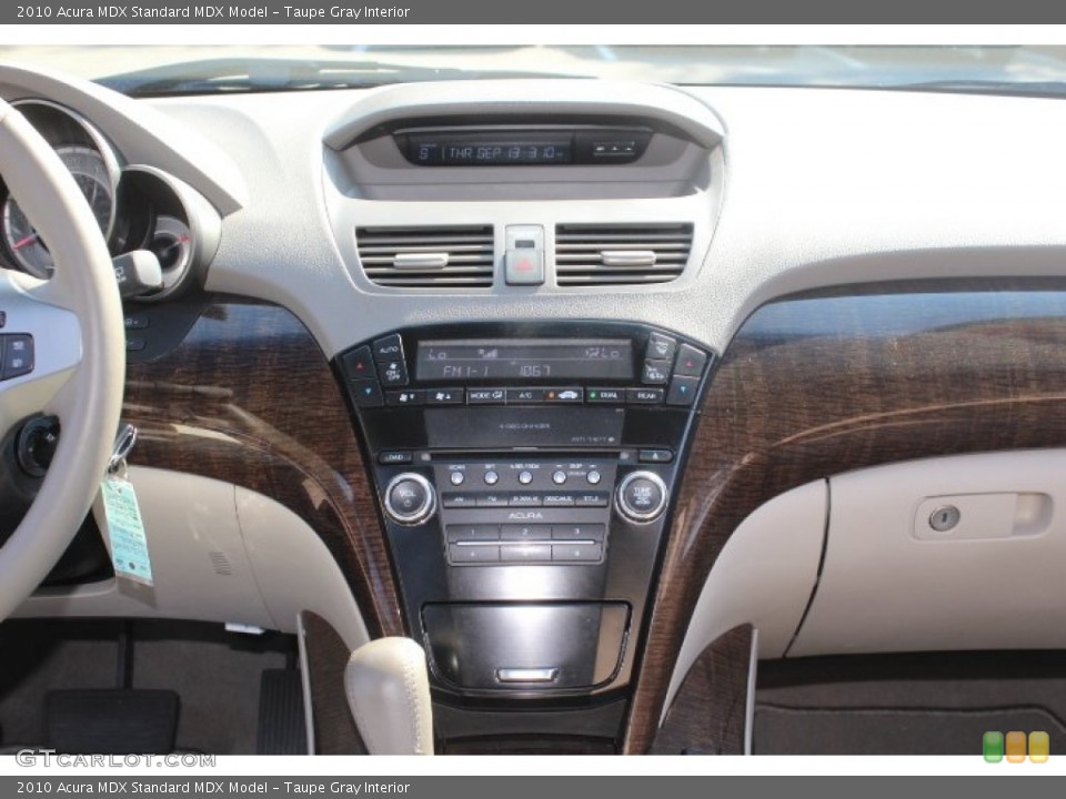 Taupe Gray Interior Controls for the 2010 Acura MDX  #70791224