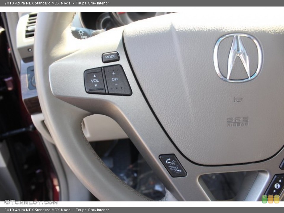 Taupe Gray Interior Controls for the 2010 Acura MDX  #70791252
