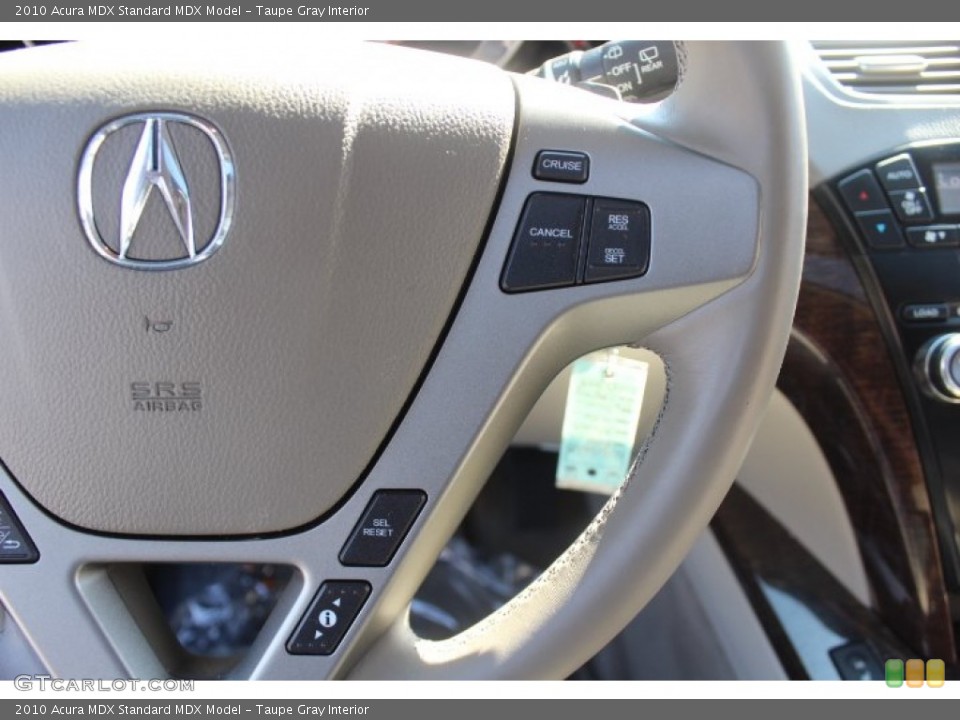 Taupe Gray Interior Controls for the 2010 Acura MDX  #70791260