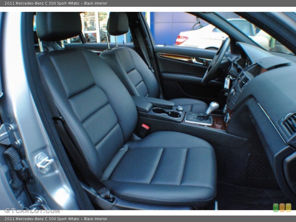 Black Interior Front Seat for the 2011 Mercedes-Benz C 300 Sport 4Matic #70793378