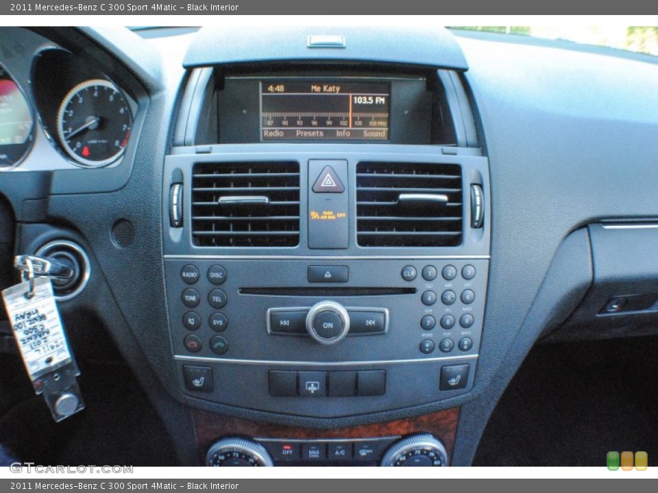 Black Interior Controls for the 2011 Mercedes-Benz C 300 Sport 4Matic #70793405