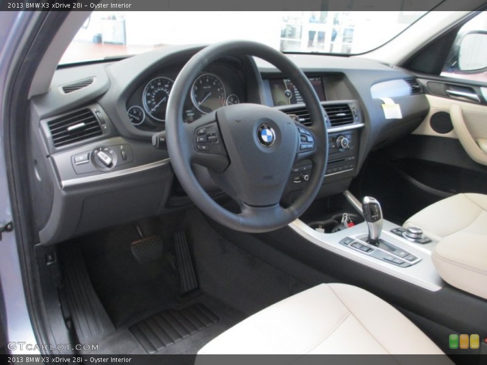 Oyster Interior Prime Interior for the 2013 BMW X3 xDrive 28i #70793438