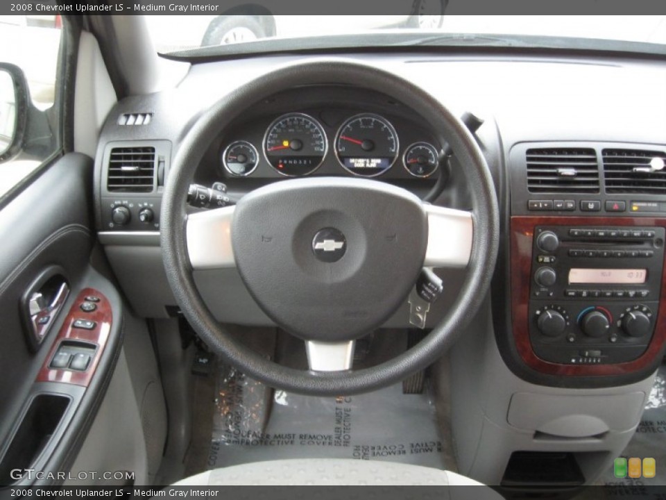 Medium Gray Interior Dashboard for the 2008 Chevrolet Uplander LS #70794550