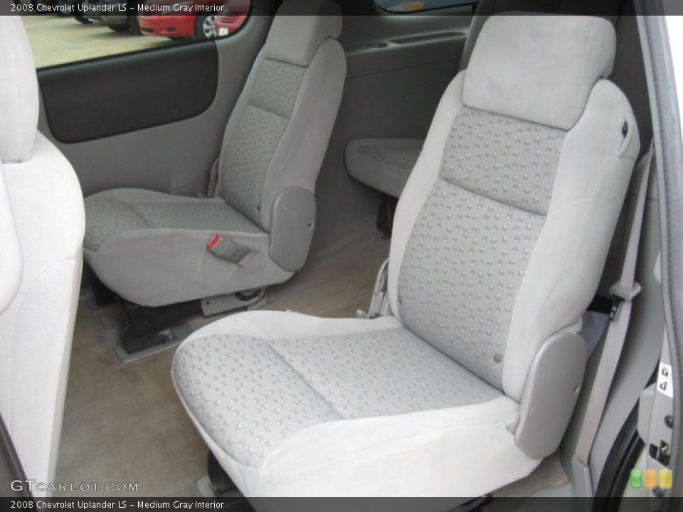 Medium Gray Interior Rear Seat for the 2008 Chevrolet Uplander LS #70794593