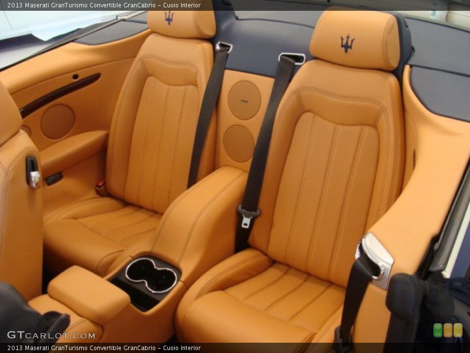 Cuoio Interior Rear Seat for the 2013 Maserati GranTurismo Convertible GranCabrio #70795181