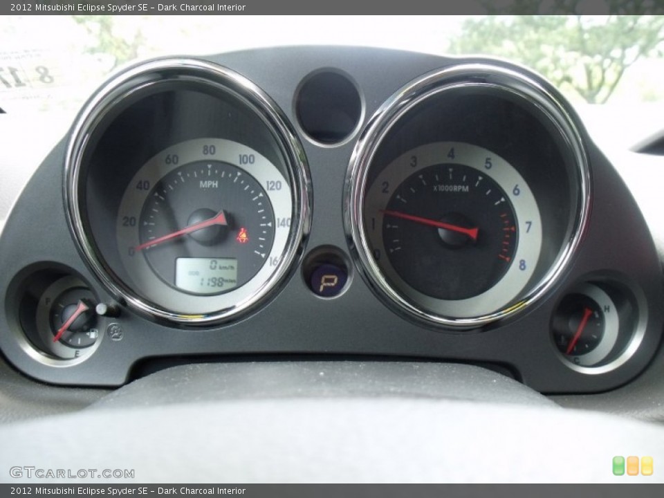Dark Charcoal Interior Gauges for the 2012 Mitsubishi Eclipse Spyder SE #70796000