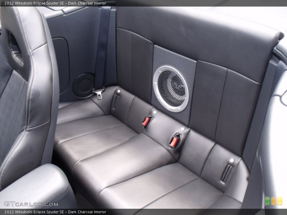 Dark Charcoal Interior Rear Seat for the 2012 Mitsubishi Eclipse Spyder SE #70796189