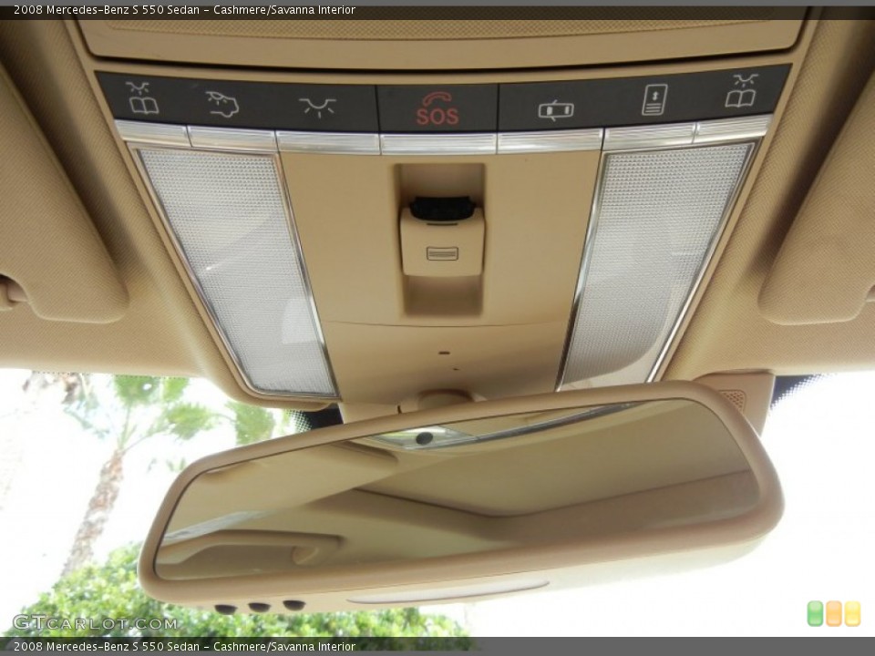 Cashmere/Savanna Interior Controls for the 2008 Mercedes-Benz S 550 Sedan #70798304
