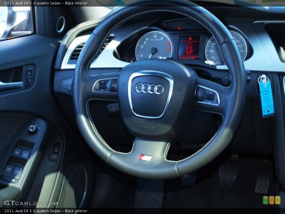 Black Interior Steering Wheel for the 2011 Audi S4 3.0 quattro Sedan #70799105